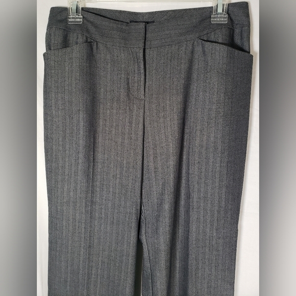 Alfani Gray Petite Trouser Pants Sz 6P - Picture 2 of 12